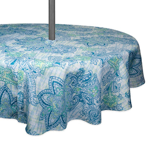 DII Placemat, 60" Round w/ Zipper, Blue