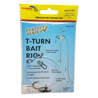 Thundermist Lure Company Fishing Hook, Size 14, Clear