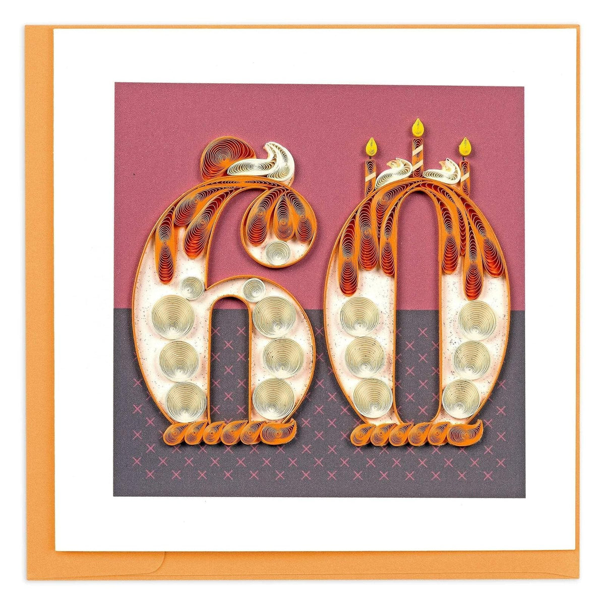 Quilling Card Greeting Card, 6x6 Inches, Multi