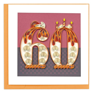 Quilling Card Greeting Card, 6x6 Inches, Multi