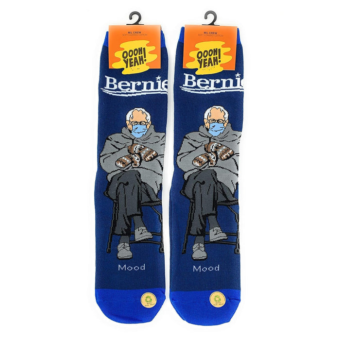 Men's Novelty Crew Socks - Feel the Chilling Burn, Oooh Yeah Funny Fun Crazy Cool Socks