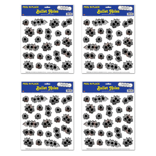 Beistle Sticker Decal, 12" x 15", Gray/Black