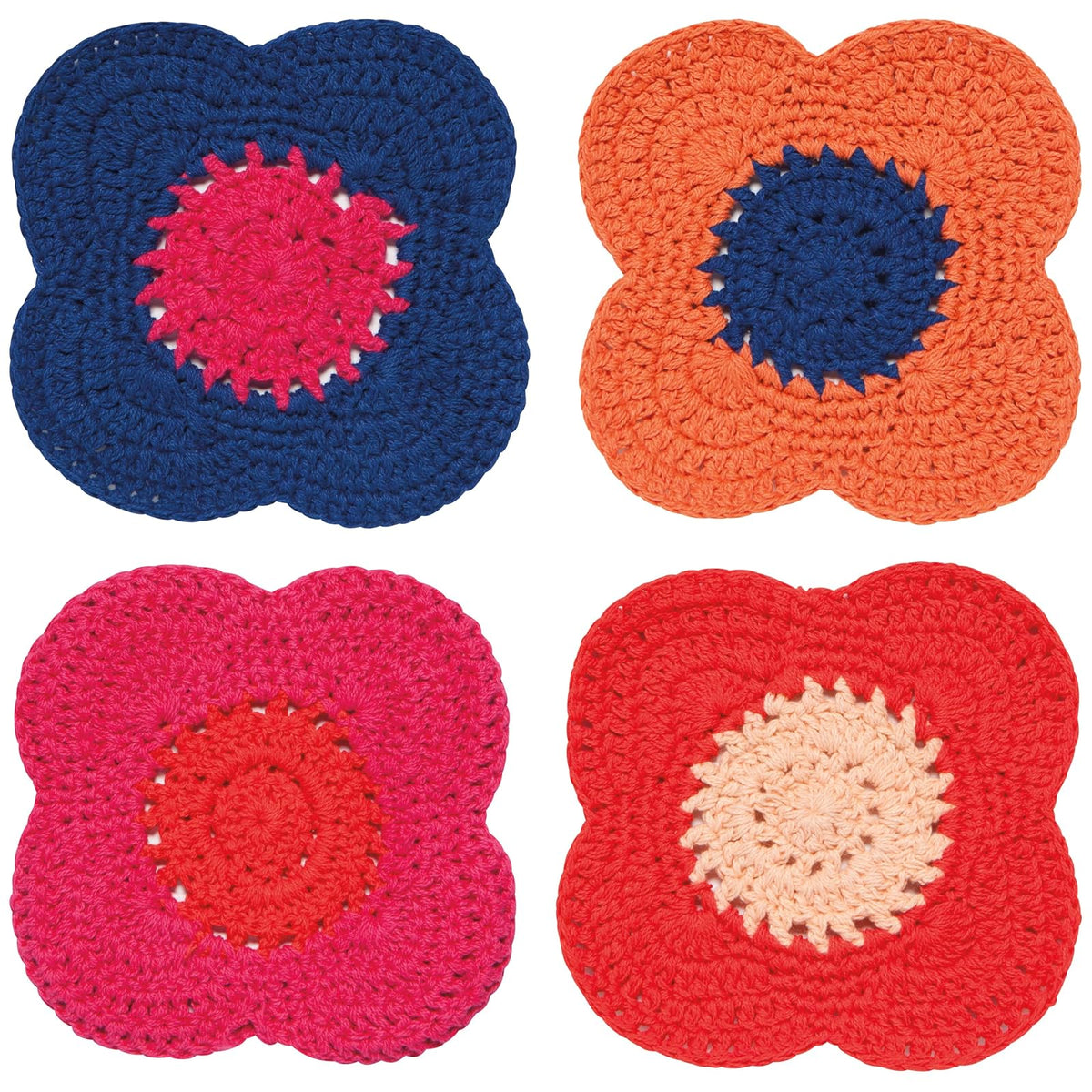 Danica Jubilee Drink Coaster, W4.5 x H4.5in, Poppy