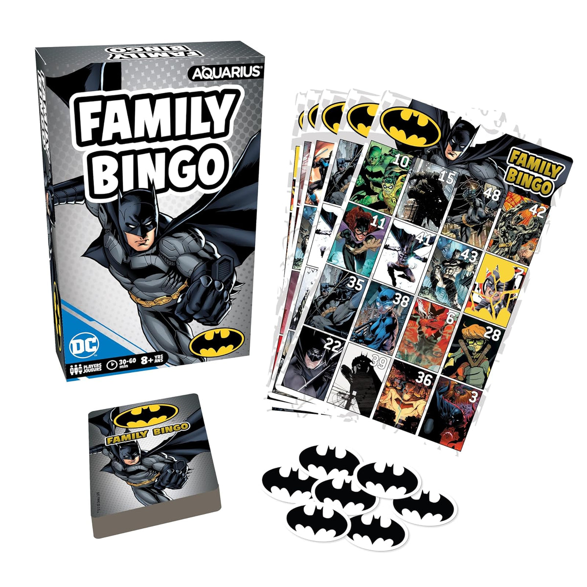 AQUARIUS Tabletop Game, 4.9 inches (W) x 1.9 inches (L) x 7.9 inches (H), Bingo