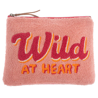 Karma Cosmetic Case, Wild at Heart, Embroidered Carry All