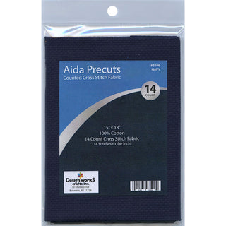 Design Works Crafts Fabric, 15" x 18", Navy