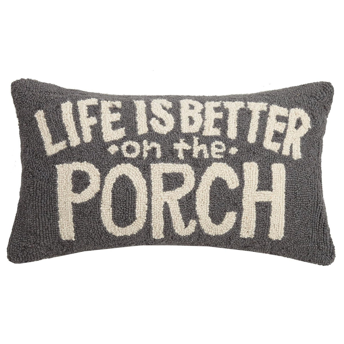 Peking Handicraft Pillow, 12x22, Blue