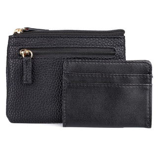 Julia Buxton USA Coin Purse Pouch, one size, Black