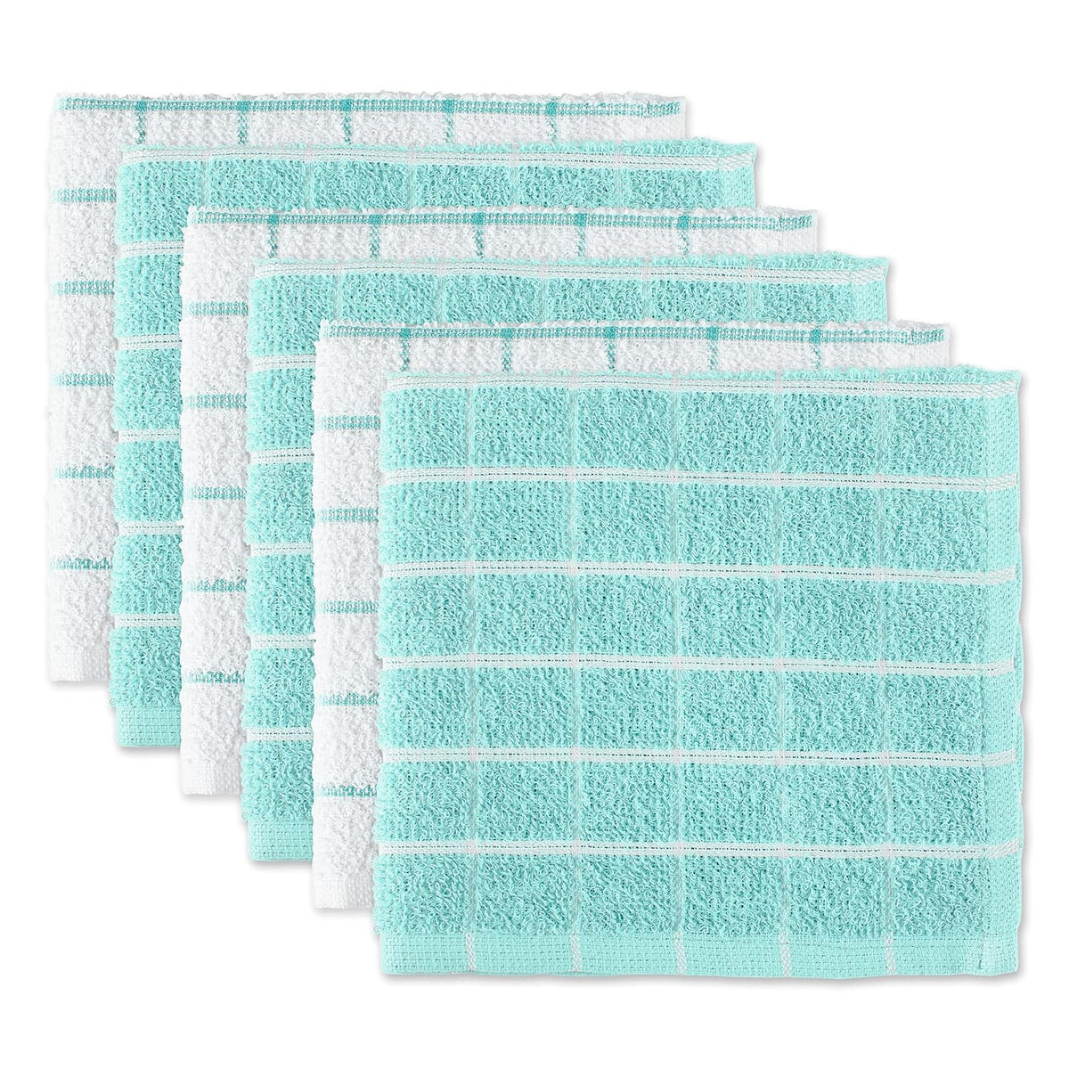 DII Towel, 12x12", Aqua
