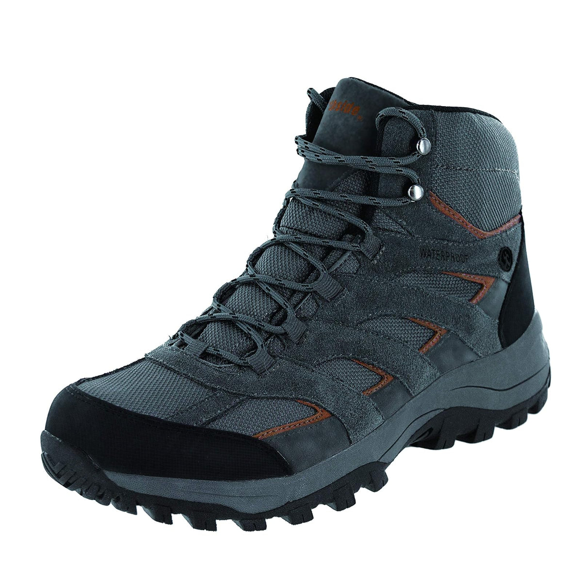 Northside Shoes, 11.5 Wide, Charcoal/Orange