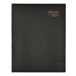 Rediform Planner, 11" x 8.5", Black