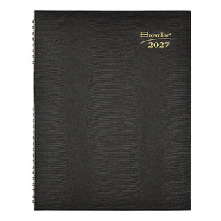 Rediform Planner, 11" x 8.5", Black