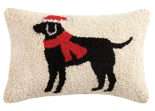 Peking Handicraft Pillow, 8 inches x 12 inches, Black