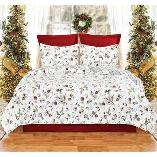 C&F Home Bedding Set, King 3 Piece Set, White