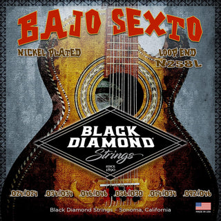 Black Diamond Musical Instrument String, Light, Black