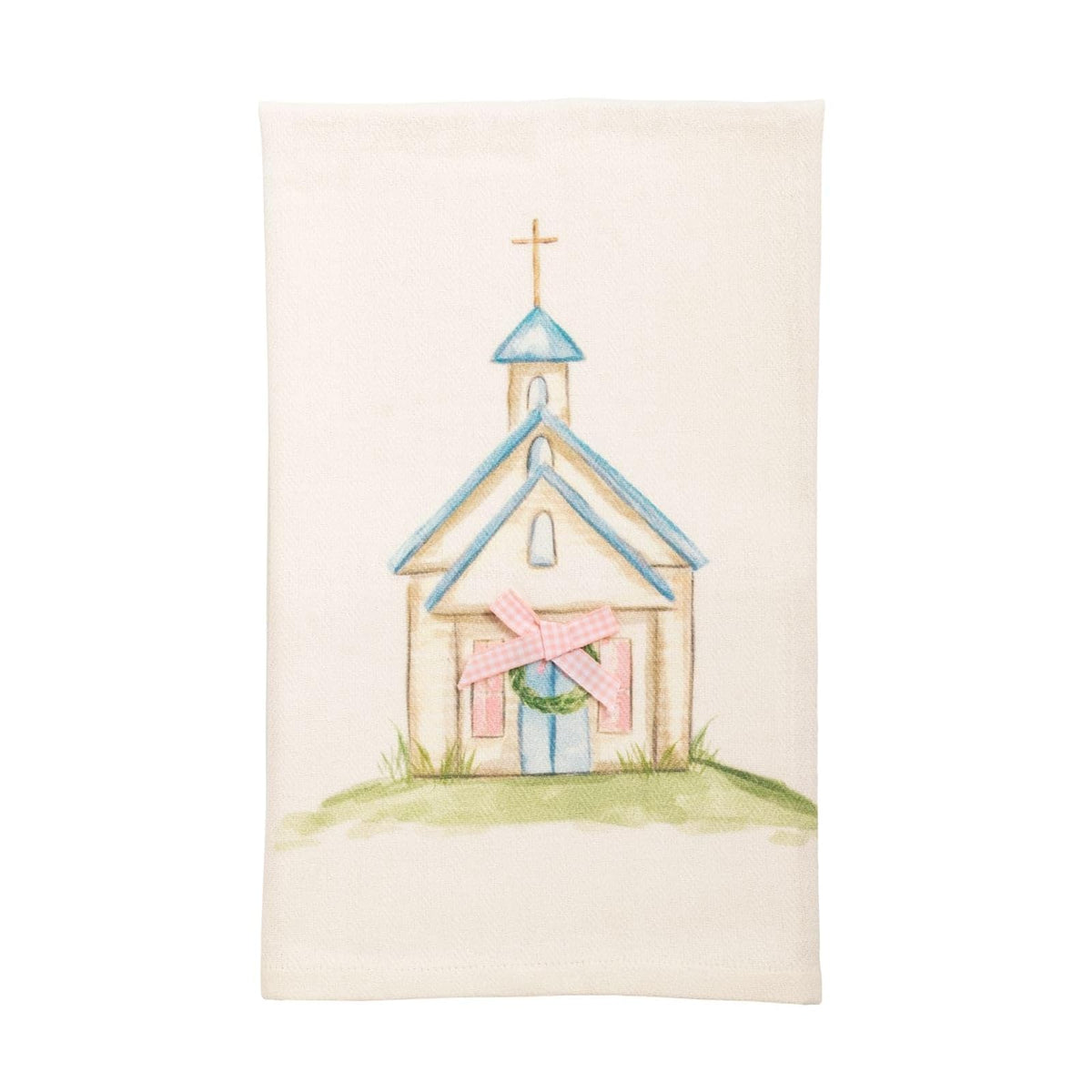 Mud Pie Towel, 26" x 16 1/2", Church
