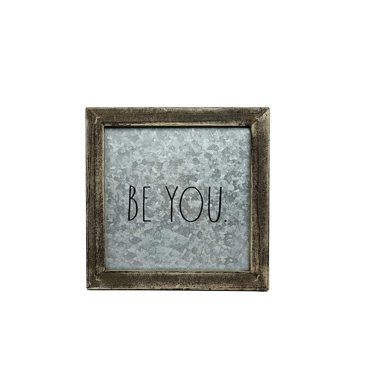 Rae Dunn Decorative Signage, 8 x 2.25 x 8 inches, Be You