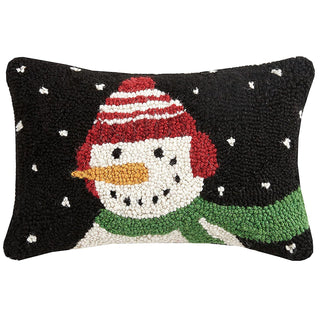 Peking Handicraft Pillow, 8 inches x 12 inches, Green and White