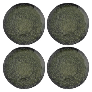Karma Dishware Plate, 10.75 inches, Evergreen