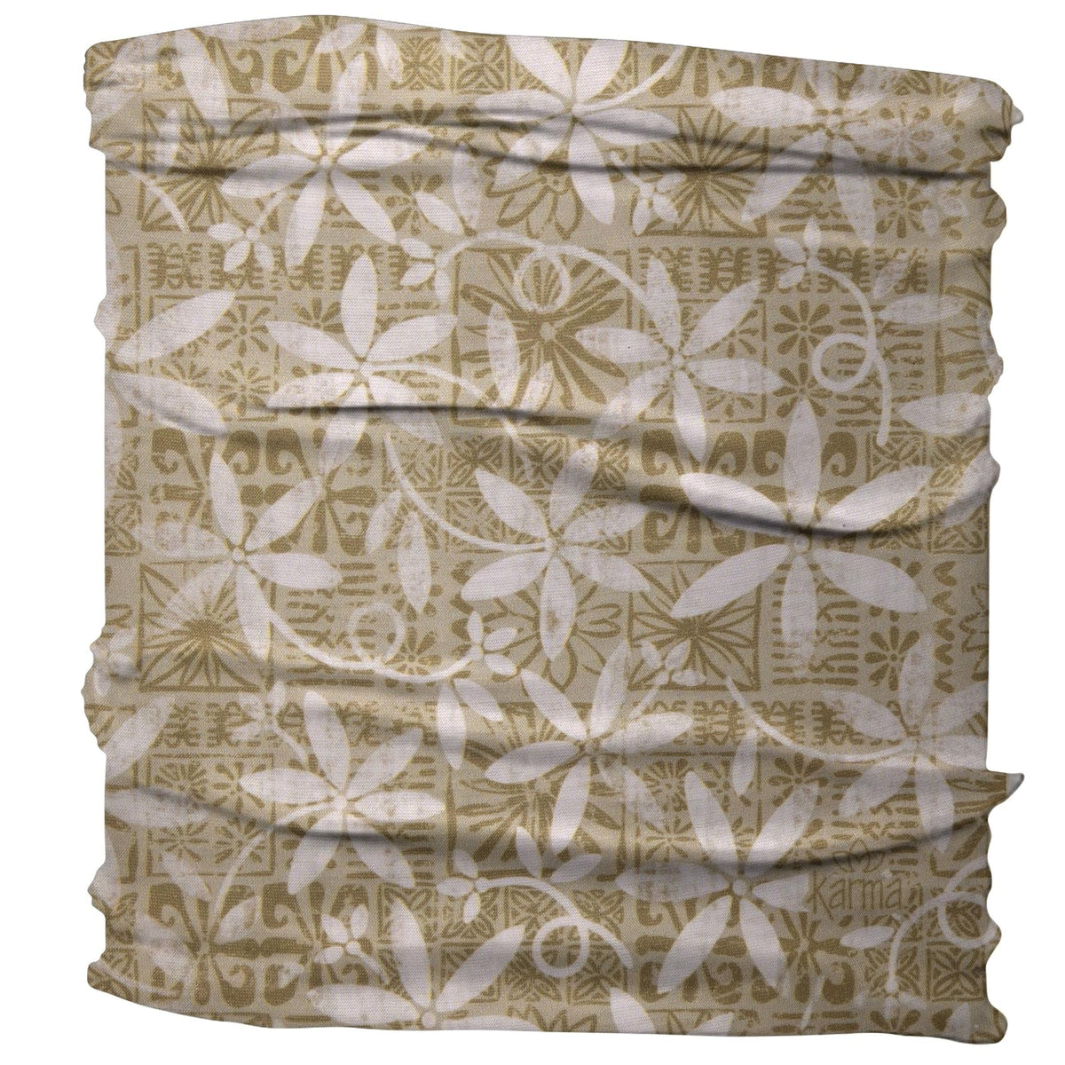 Karma Apparel Head Neck Covering, One Size, Green Hawaiian