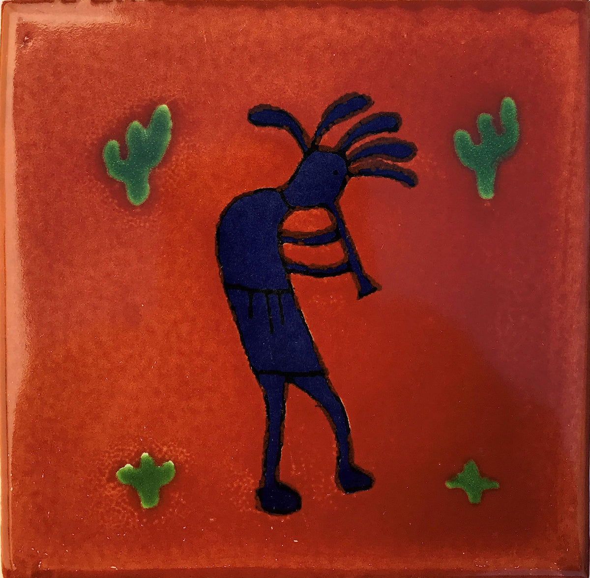 Fine Crafts & Imports Tile, clay, Brown