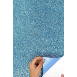 allgala Glitter, 8x12-Adhesive, Light Blue