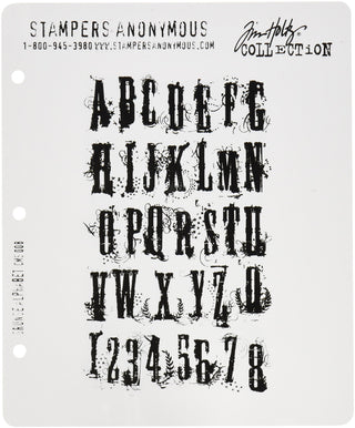 Stampers Anonymous Rubber Stamp, 8.5 x 7 inches
