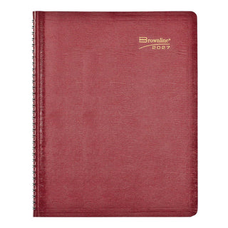 Rediform Planner, 11" x 8.5", Red