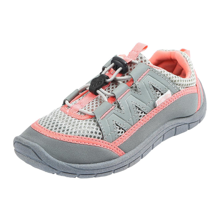 Northside Shoes, 5 Big Kid, Gray/Coral