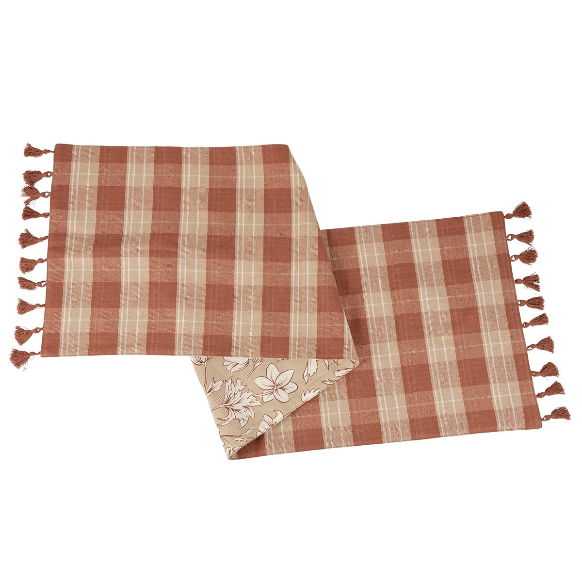 Primitives by Kathy Table Runner, 56" x 15", Brown Tartan