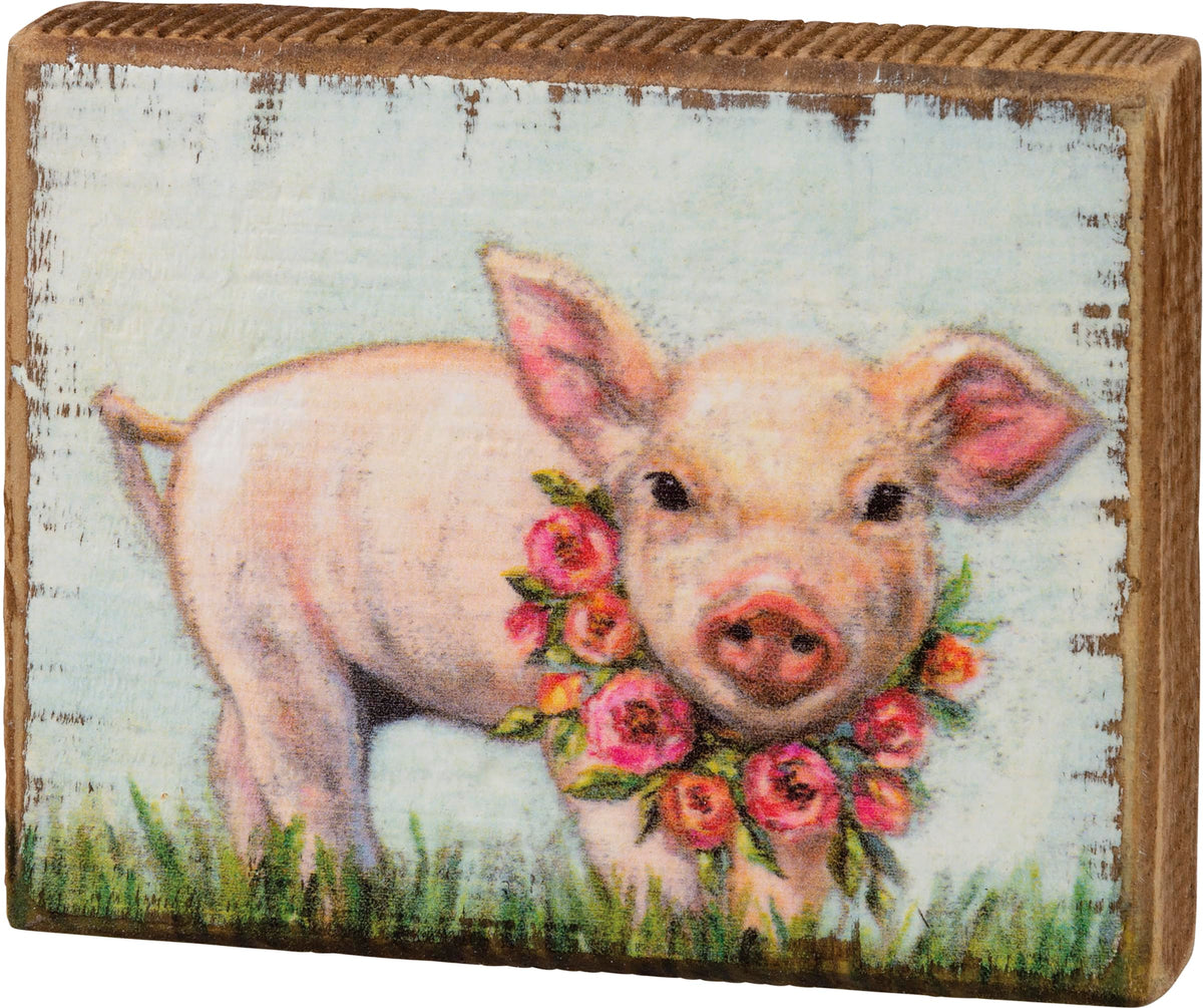 Primitives by Kathy Decorative Signage, 5" x 4" x 1", Multicolor