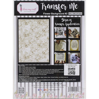 Dress My Craft Iron On Transfer Design, A4