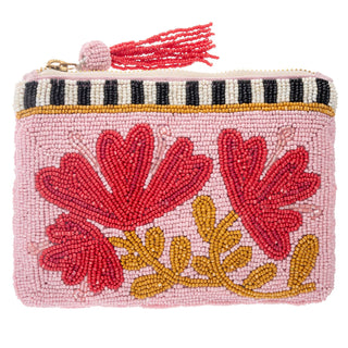 Karma Cosmetic Case, Pink, Pink Floral