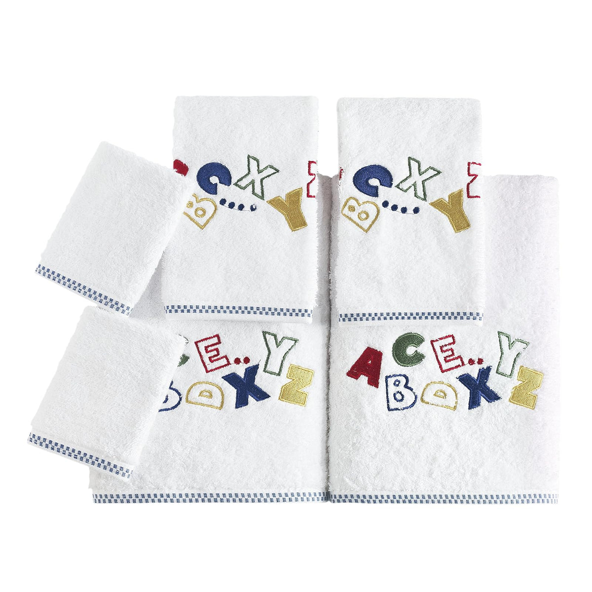 SALBAKOS Towel, Alphabet - Boy