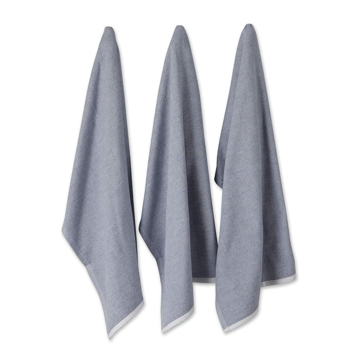 DII Towel, 18x28", French Blue Chambray Solid