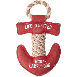 Pavilion Gift Company Pet Toy, 12", Red, Tan, White