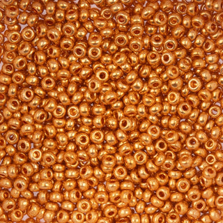 John Bead Craft Bead, 8/0 (3mm), Metallic Gold