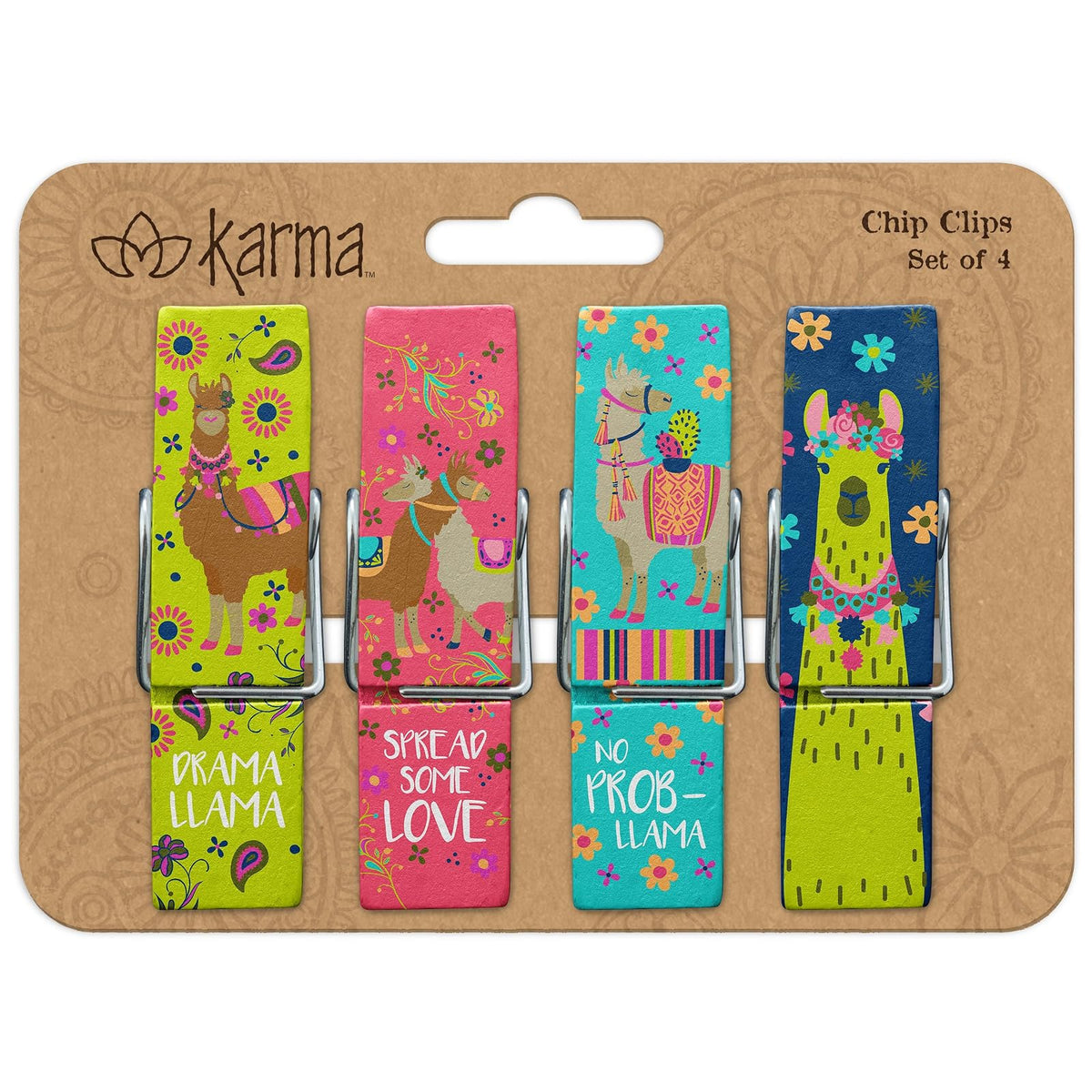 Karma Paper Clip Clamp, One Size, Llama