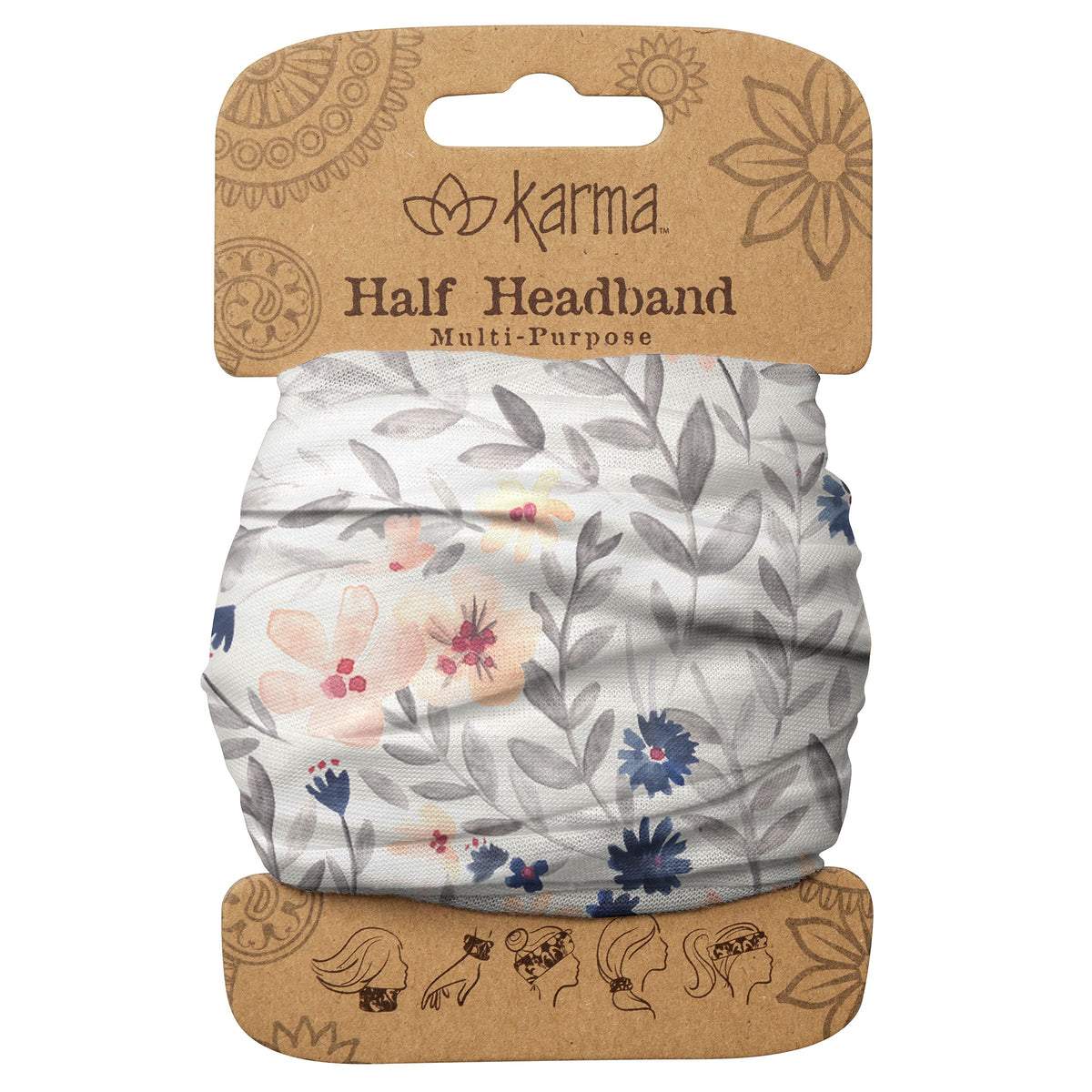 Karma Hairband, 1 Count (Pack of 1), Meadow