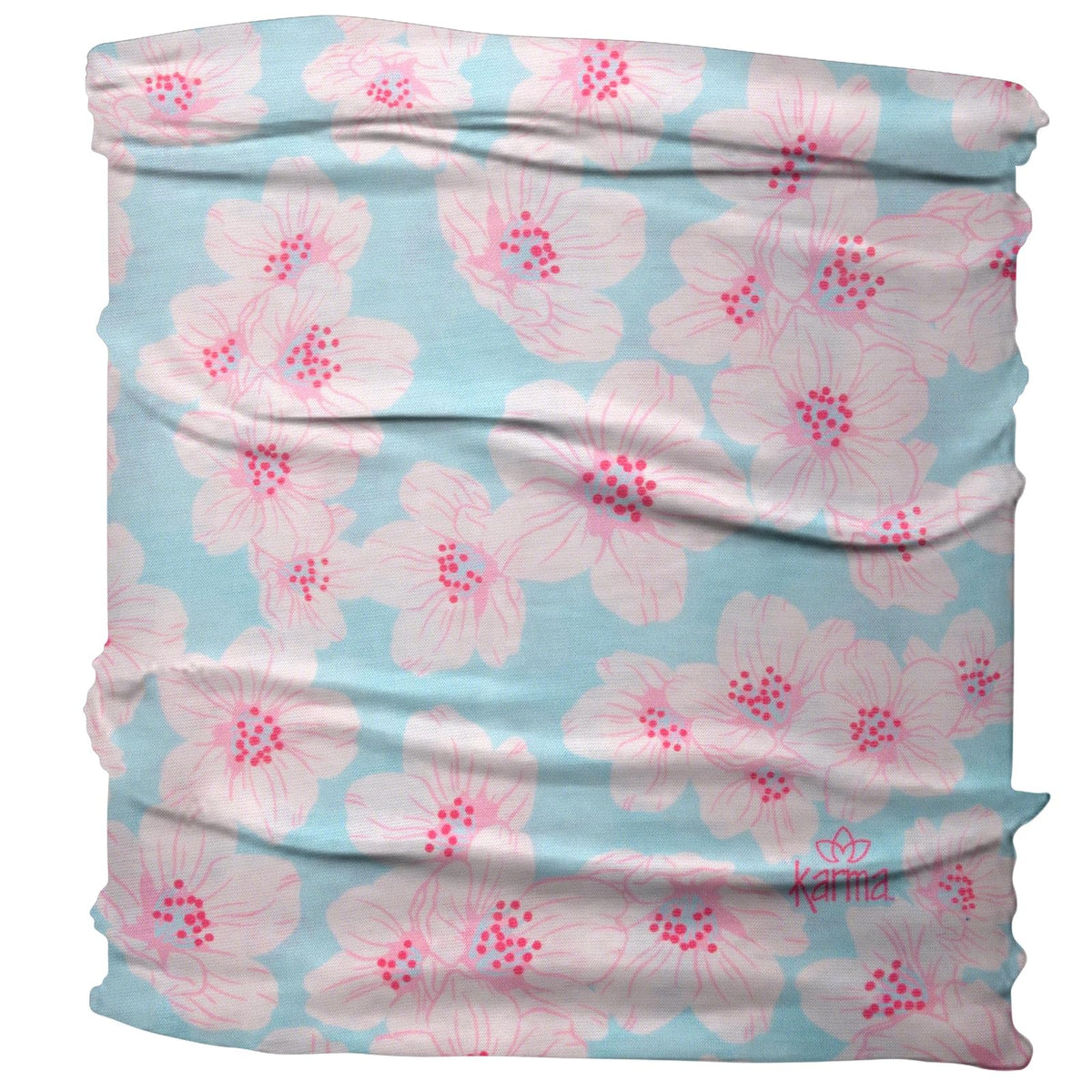 Karma Apparel Head Neck Covering, One Size, Cherry Blossom