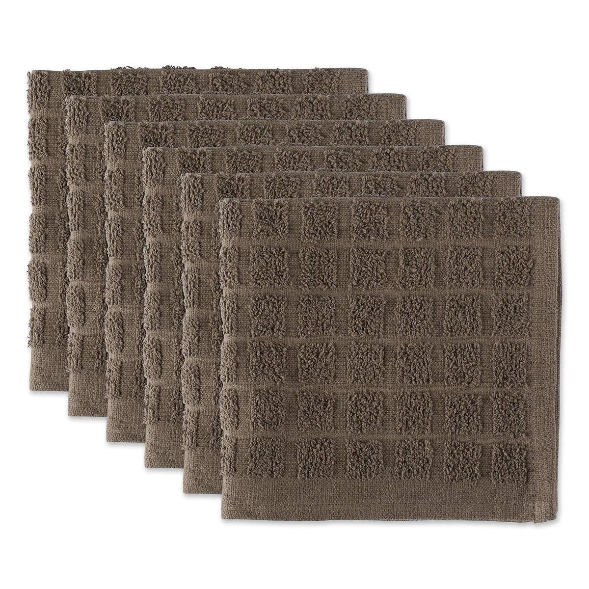 DII Towel, 12x12", Brown