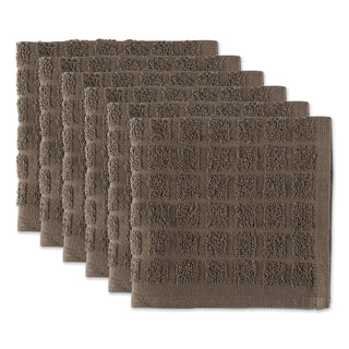DII Towel, 12x12", Brown