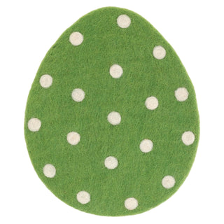 Boston International Trivet, Dotted Egg, Green
