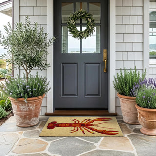 Home Furnishings By Larry Traverso Rug, 1'6" x 2'6" (Rectangular), Lobster
