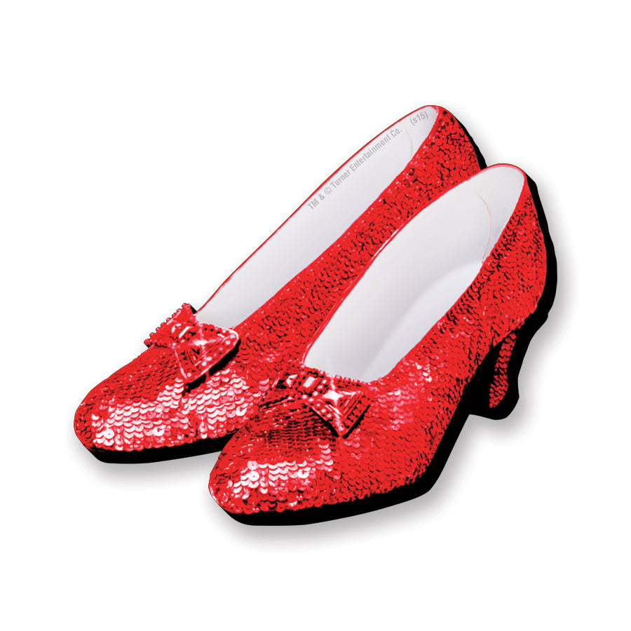 AQUARIUS Decorative Magnet, Dorothy's Ruby Slippers, Red