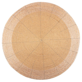Karma Placemat, 14 inches, Champagne Gold