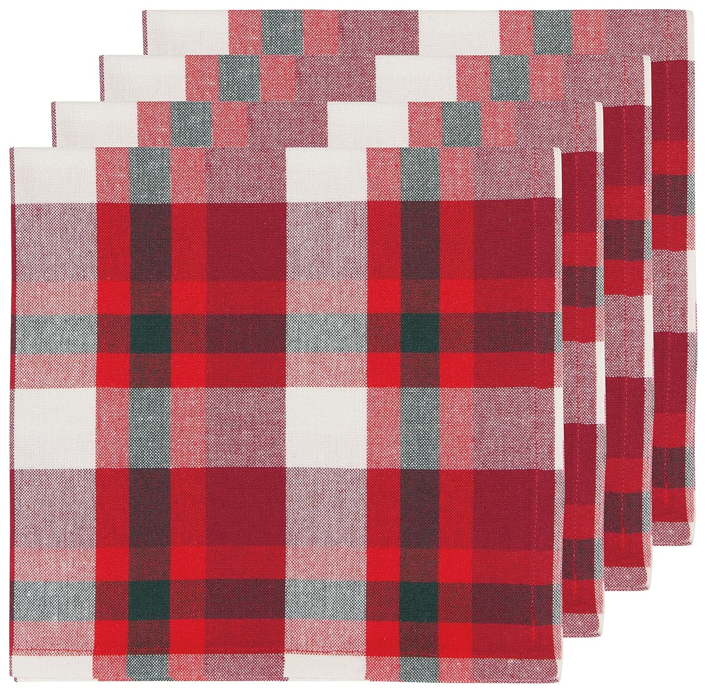 Now Designs Second Spin Tannenbaum, 85% Recycled Cotton 15% Recycled Polyester W20 x L20, Set of 4