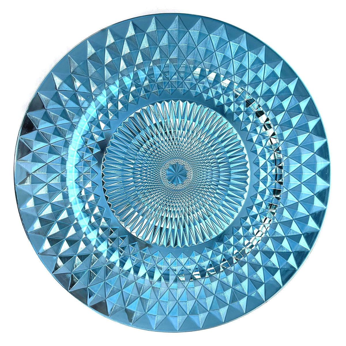 allgala Dishware Plate, Large, Light Blue