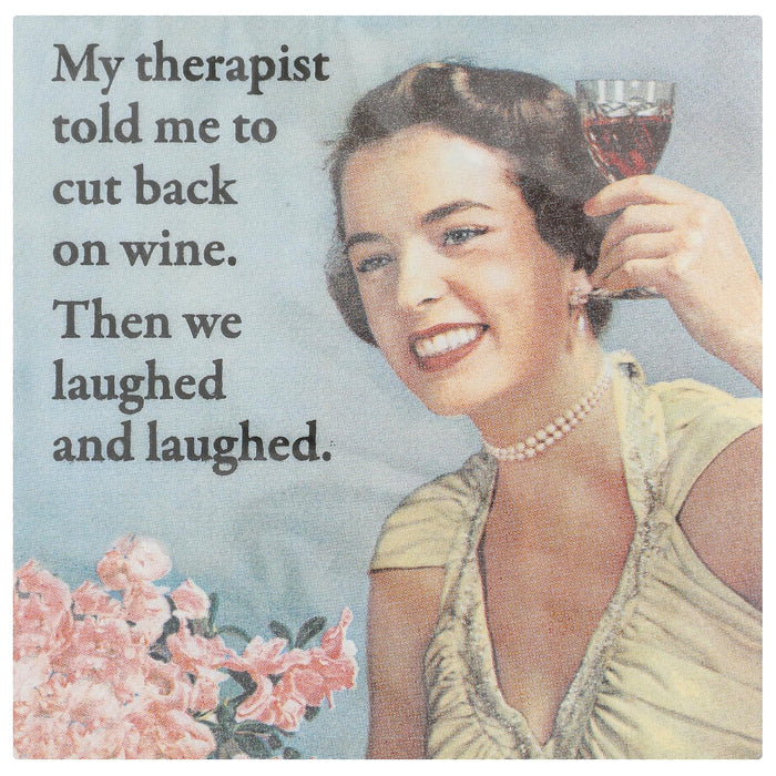 Design Design Disposable Napkin, Therapist Joke