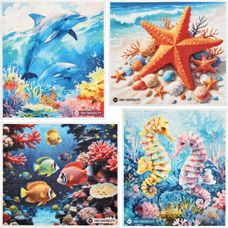 YAY NOVELTY Towel, Sea Creatures
